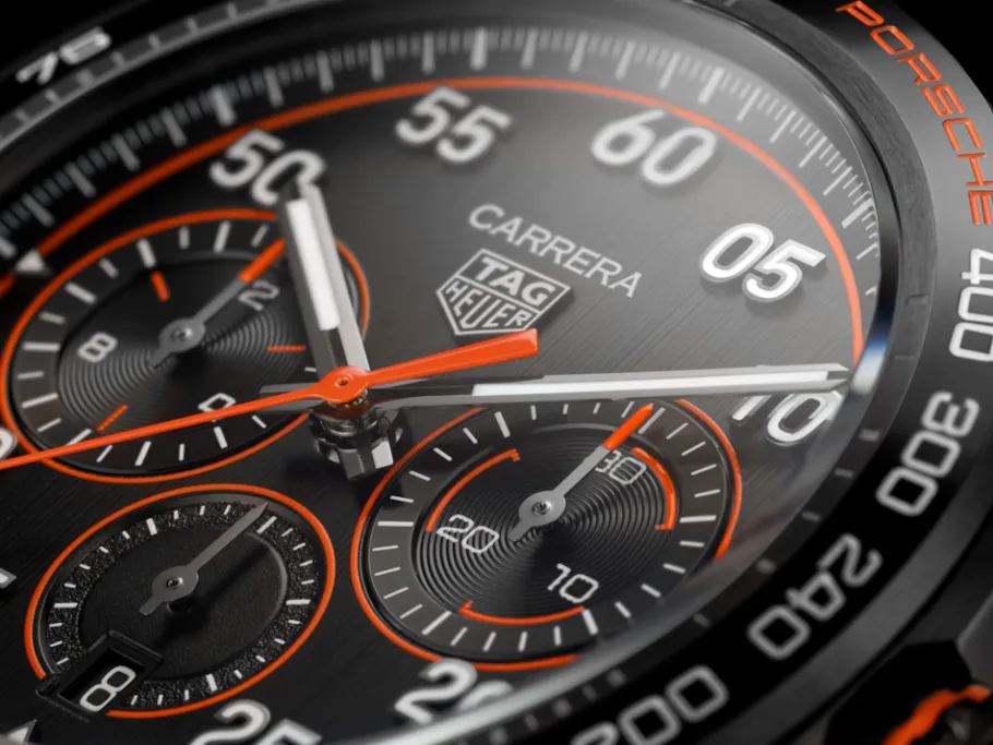 Outlet TAG Heuer Carrera Chronograph x Porsche Orange Racing