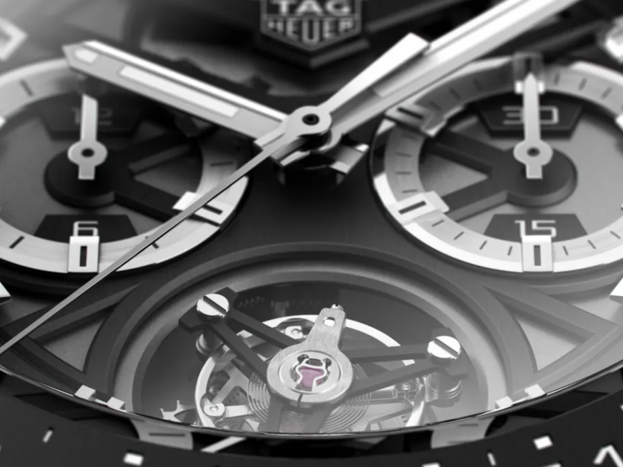 Flash Sale TAG Heuer CARRERA Chronograph Tourbillon