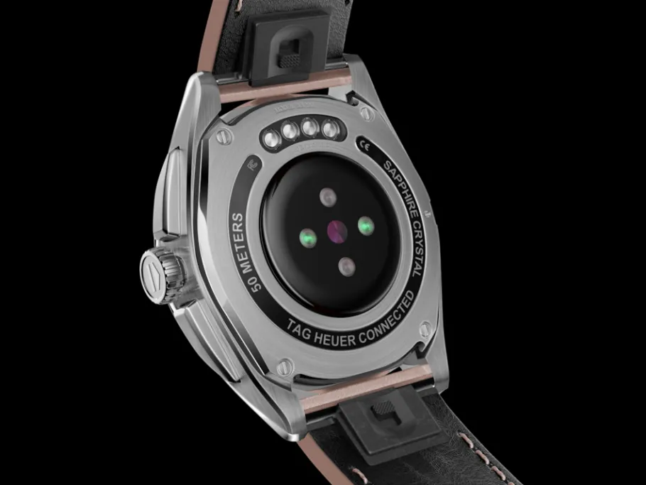 Best Sale TAG Heuer Connected Calibre E4 Metallic Pink Leather Edition