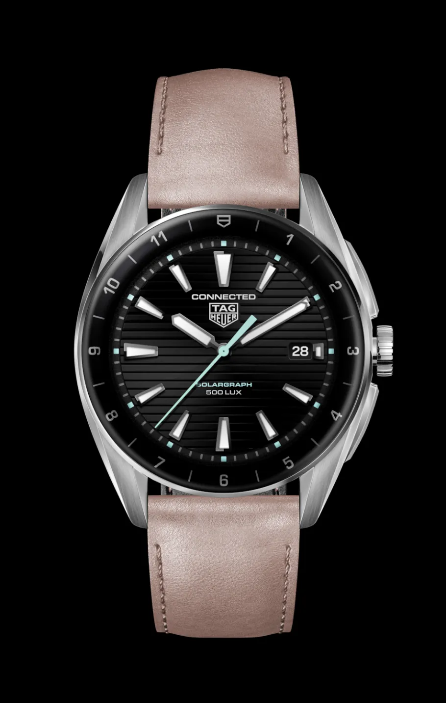 Best Sale TAG Heuer Connected Calibre E4 Metallic Pink Leather Edition